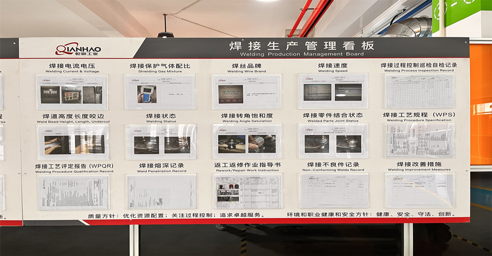 Weld Production  Management Board